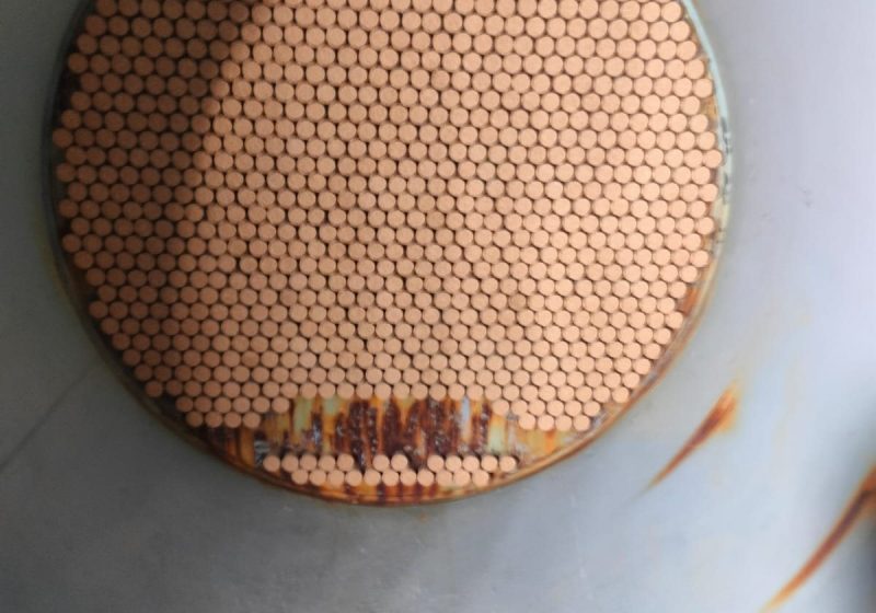 Prior to surface preparation, visible signs of corrosion were observed.