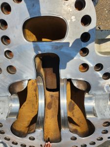 Pump casing before application