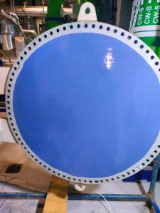 The cover was coated with Belzona 1321 (Ceramic S-Metal).