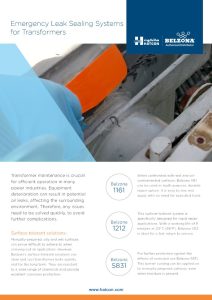 Emergency Leak Sealing for Transformers